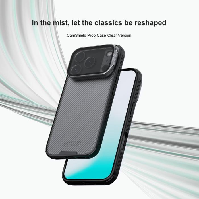 Nillkin - NILLKIN CamShield Prop Series Mobilskal till iPhone 17 Pro Klar TPU PC