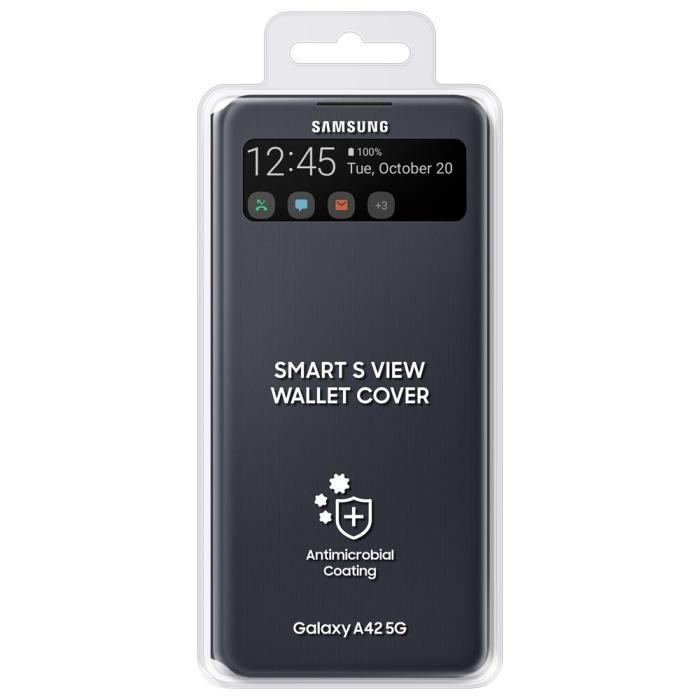 UTGATT1 - Samsung Smart S View Skal till Samsung Galaxy A42 5G - Vit