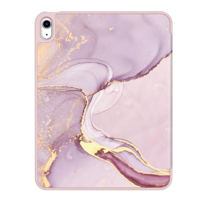 Tech-Protect - Tech-Protect iPad 10.9 (2022) Fodral med plats för pennna - Marble