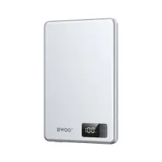 BWOO - BWOO MagSafe Powerbank 5000mAh 20W med Display P75 - Silver