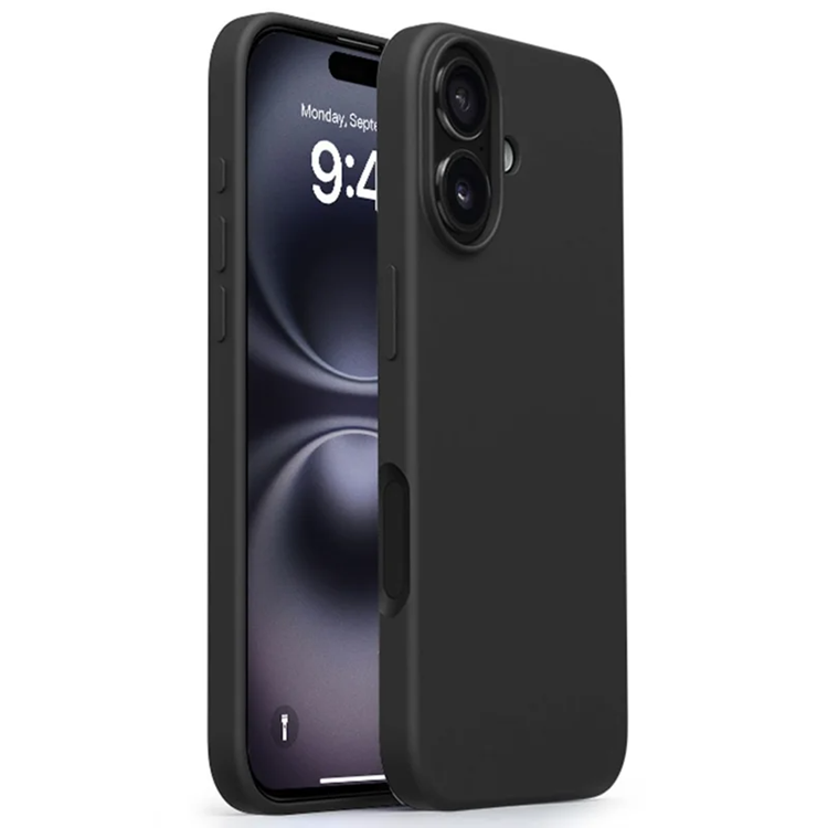 iPhone 16 Mobilskal Ultra Thin Silikon - Svart | 2353 | AlltMobil