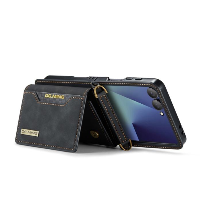 DG.MING - DG.MING Galaxy Z Flip 7 Mobilskal Detachable M2 - Svart