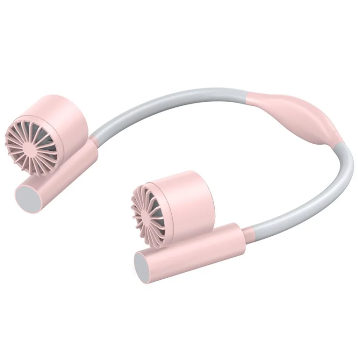 OEM - Bärbar USB-Hängande Minihalsfläkt - Rosa