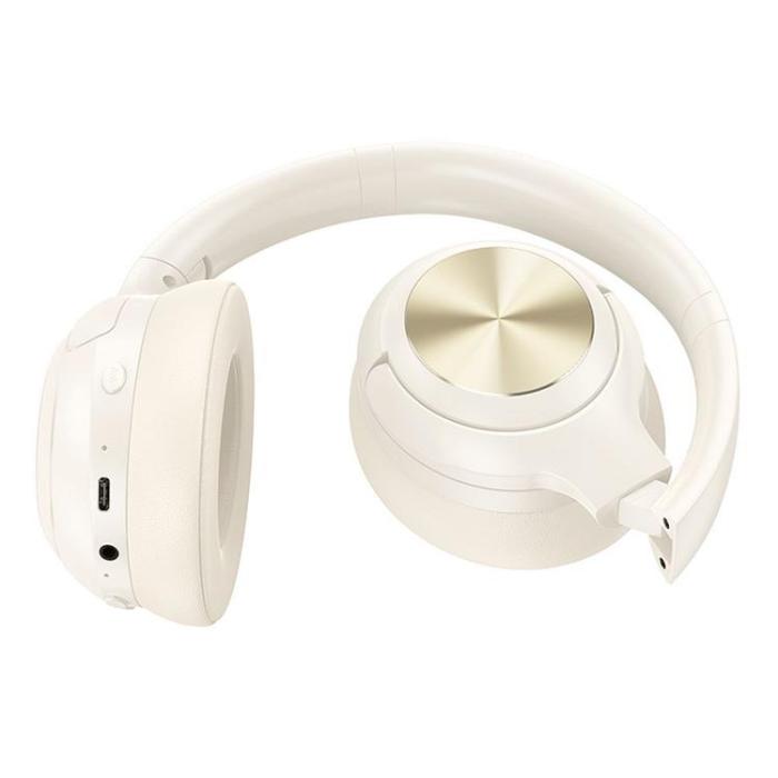 Hoco - Hoco Over-Ear Hörlurar Trådlösa Bluetooth ANC W54 - Milky Vit