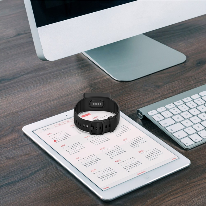 A-One Brand - Whoop 4.0 Armband Silikon med Protective Skal - Svart