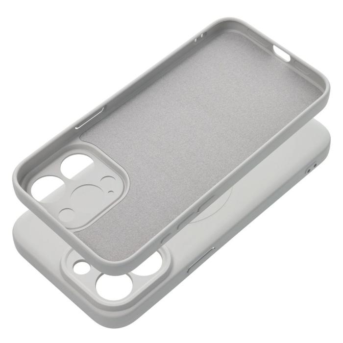 OEM - iPhone 15 Pro Mobilskal Magsafe Silikon - Titanium