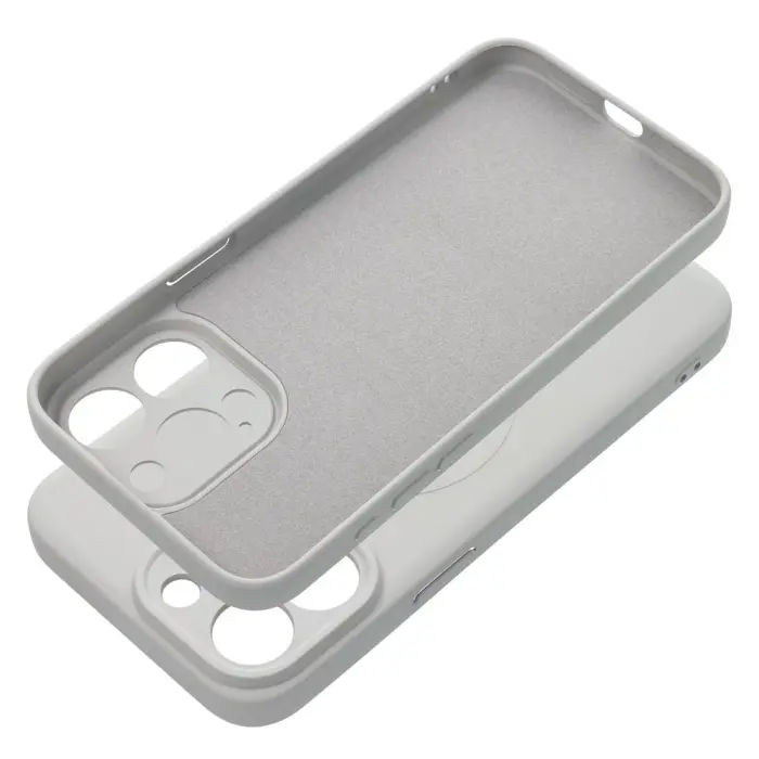 OEM - iPhone 15 Pro Mobilskal Magsafe Silikon - Titanium