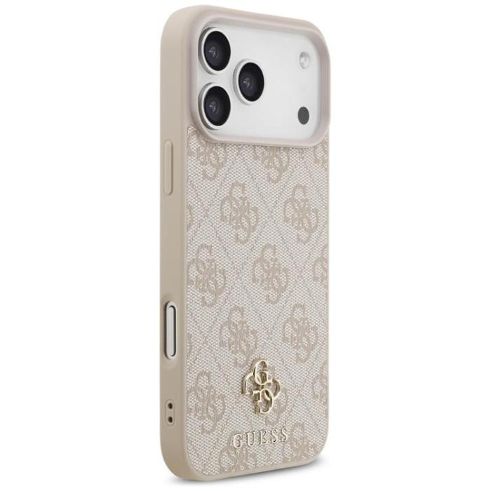 Guess - Guess iPhone 17 Pro Max Mobilskal MagSafe 4G Small Classic Logo - Rosa