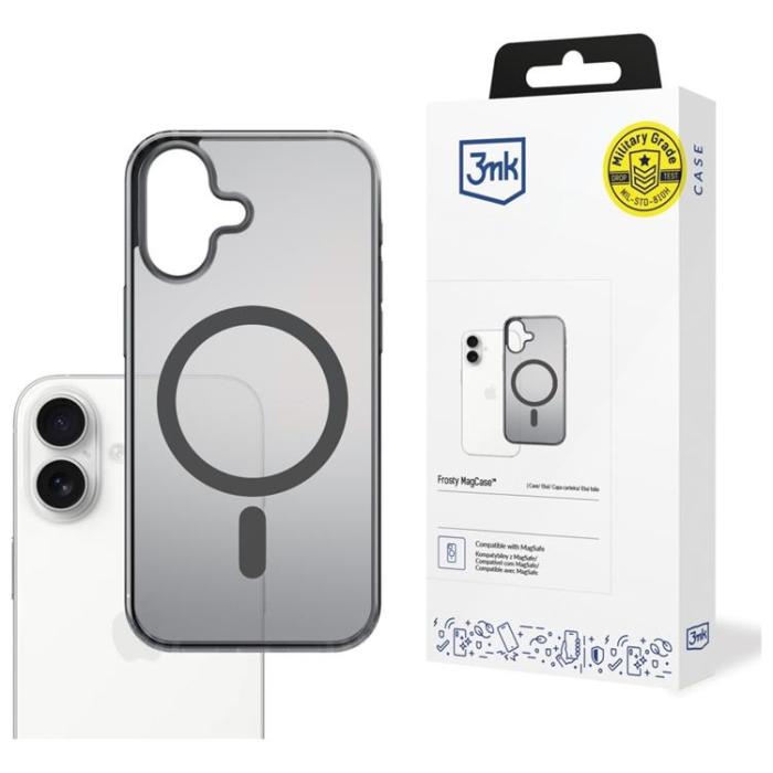 3MK - 3MK iPhone 17 Mobilskal MagSafe Frosty - Svart