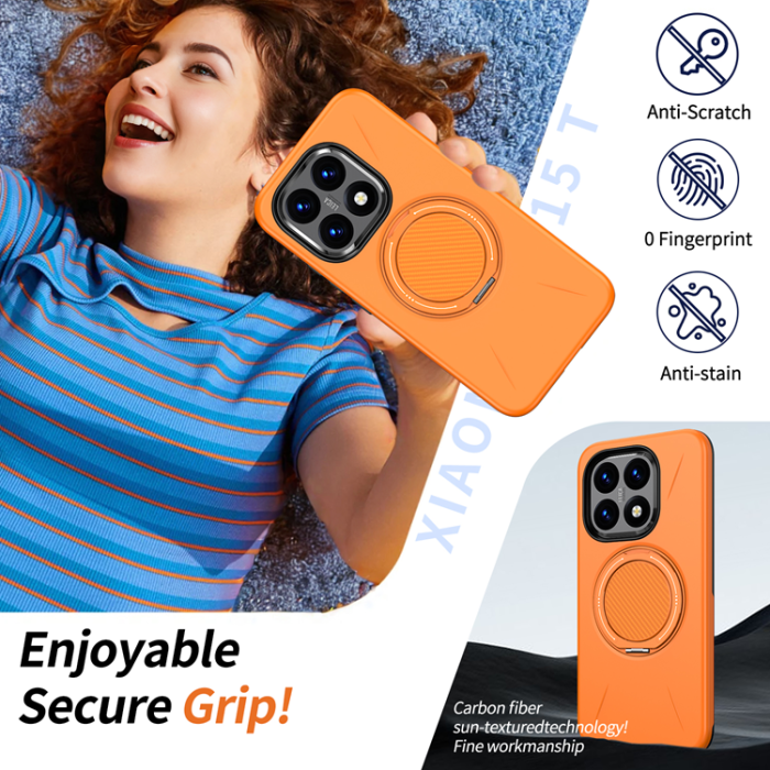 A-One Brand - Xiaomi 15T Mobilskal Magsafe Rotating Kickstand TPU + PC