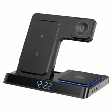 WIWU - WIWU 3in1 Trådlös Laddare Apple Watch, iPhone, Airpods Wi-W006