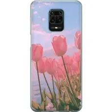 Gustaf - Mobilskal till Xiaomi Redmi Note 9 Pro med Rosa Tulpaner
