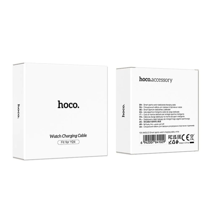 Hoco - Hoco Smartwatch UAB-A Kabel 0.6m - Vit