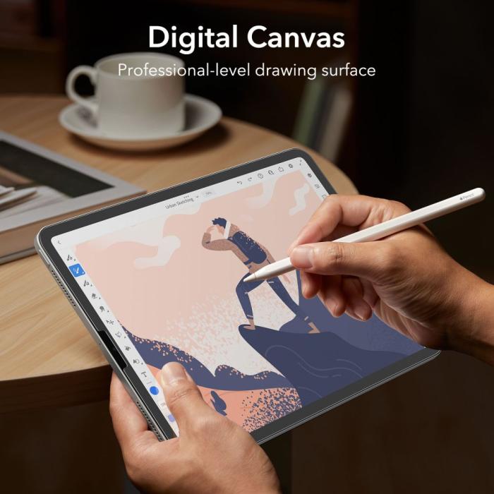 UTGATT - ESR [2-PACK] iPad Pro 12.9 (2020/2021/2022) Skärmskydd Paper Feel - Clear