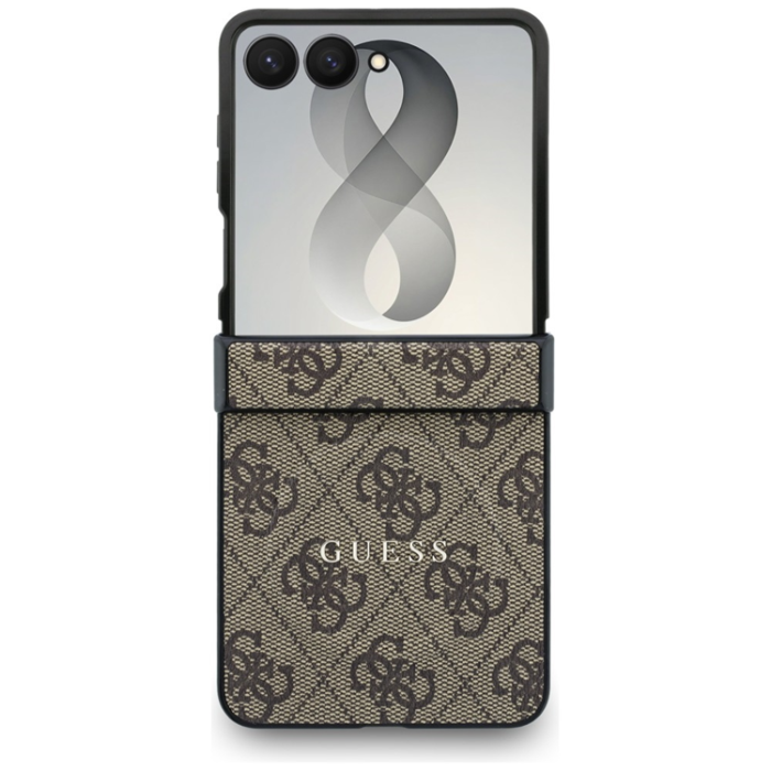 Guess - Guess Mobilskal För Galaxy Z Flip 8 MagSafe 4G Classic - Brun