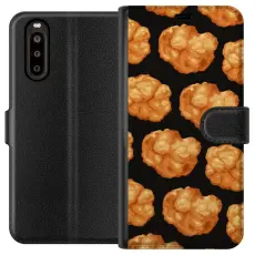 Gustaf - Pl&aring;nboksfodral till Sony Xperia 10 II med Nuggets