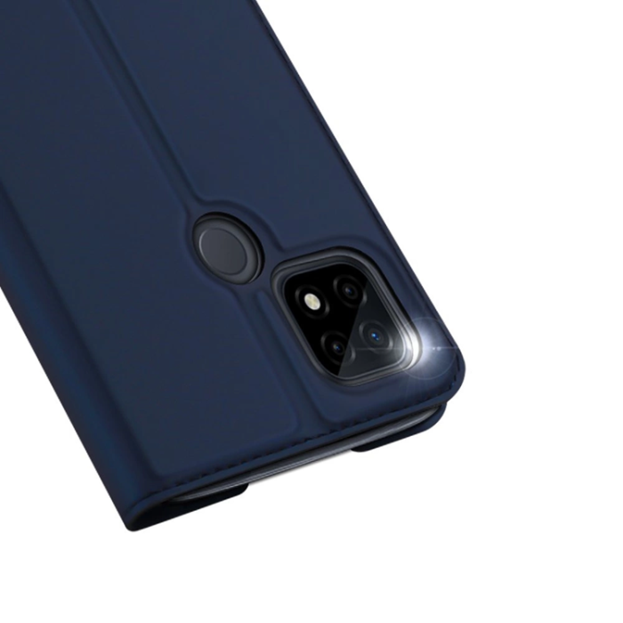 Dux Ducis - Dux Ducis Realme C21 Plånboksfodral Skin Pro - Blå