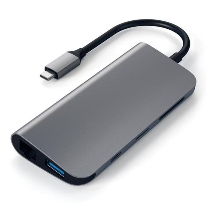 Satechi - Satechi USB-C Multimedia Adapter 4K HDMI / Mini Displayport - Space Grå