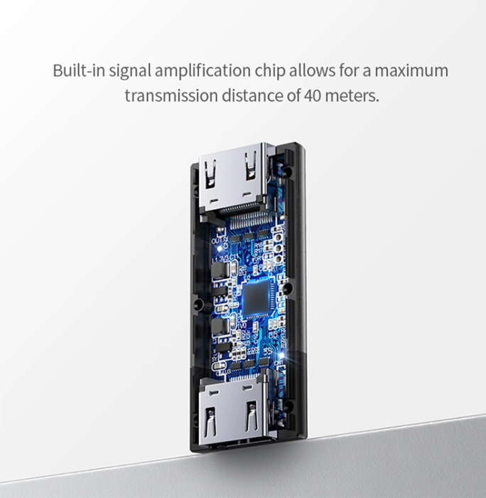 Ugreen - Ugreen HDMI Signalförstärkare - Svart