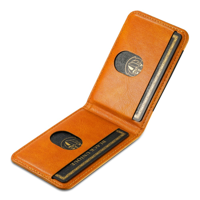 SUTENI - SUTENI iPhone 16 Pro Mobilskal MagSafe Korthållare H17 - Khaki