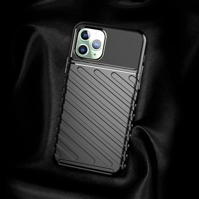 Forcell - Forcell iPhone 14 Pro Skal Thunder Mjukplast Svart
