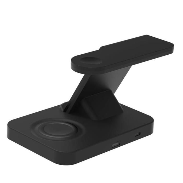 Tech-Protect - Tech-Protect 3in1 Qi 15W-A37 Trådlös Laddare För Android & Apple - Svart