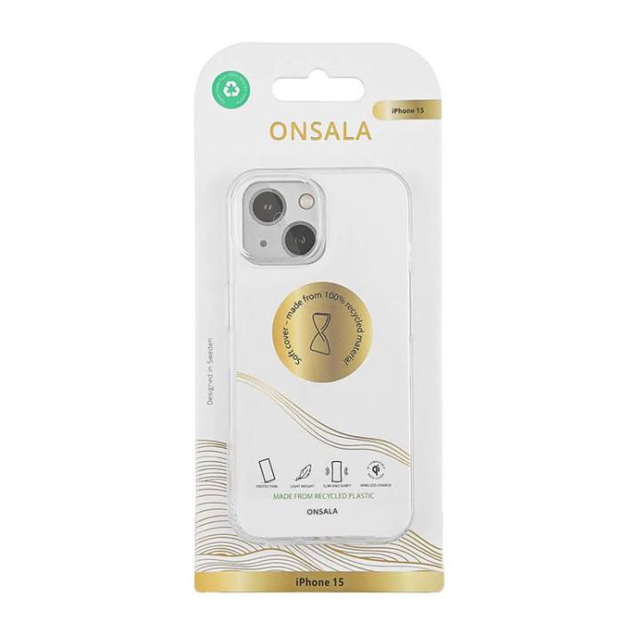 Onsala - Onsala iPhone 15 Plus Mobilskal Recycled - Transparent