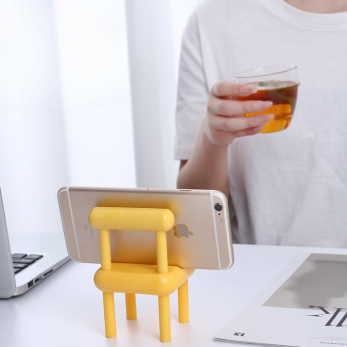 OEM - Mobilhållare - Bord Chair - Gul