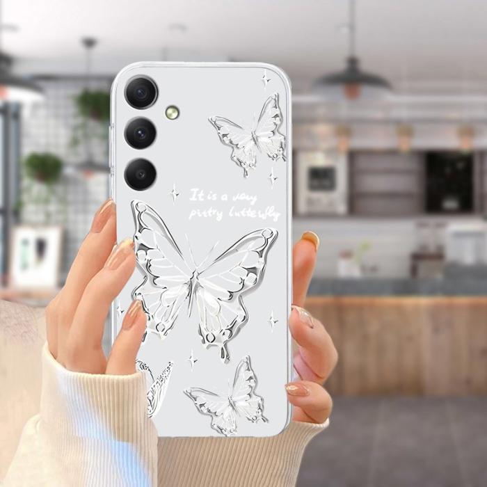 OEM - Samsung Galaxy S26 Skal Mjuk TPU Mönstertryck - Fjäril