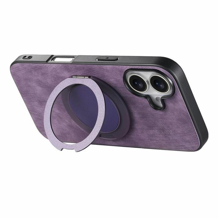 A-One Brand - iPhone 17 Mobilskal Rotating Kickstand - Lila