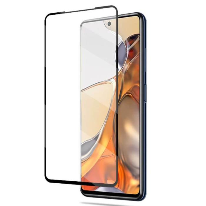 A-One Brand - Mocolo Härdat Glas Skärmskydd till Xiaomi 11T/11T Pro - Svart