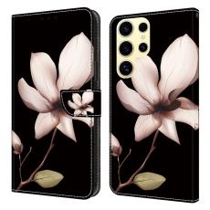 OEM - Samsung Galaxy S26 Ultra Pl&aring;nboksfodral Magnetisk L&aring;s 3D M&ouml;nster Konstl&auml;der Rosa