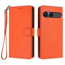 A-One Brand - Sony Xperia 10 VII Plånboksfodral Med Handledsrem - Orange