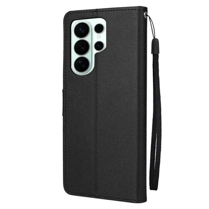 OEM - Samsung Galaxy S26 Ultra Plånboksfodral Ställ Konstläder - Svart