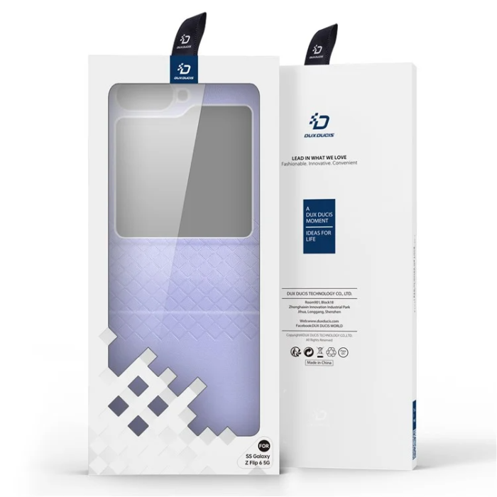 Dux Ducis - Dux Ducis Galaxy Z Flip 7 FE/Z Flip 6 Mobilskal Bril - Lila