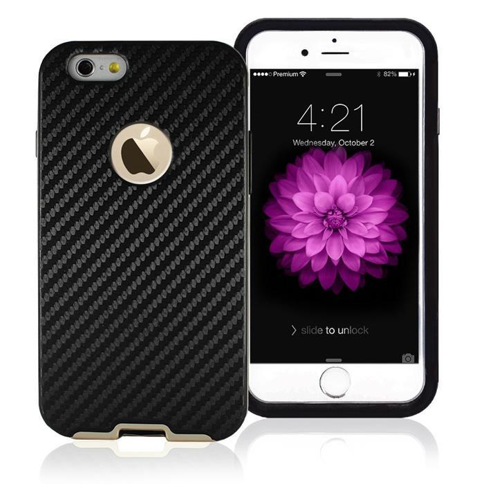 Mercury Bumper Skin Skal till Apple iPhone 6S Svart | 2353 | AlltMobil