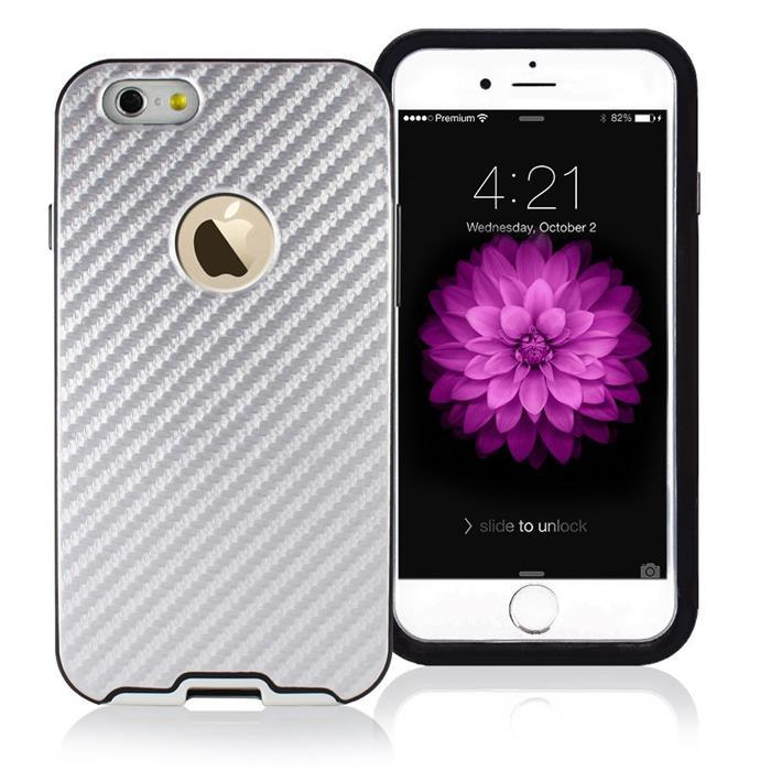 Mercury Bumper Skin Skal till Apple iPhone 6S Silver | 2353 | AlltMobil