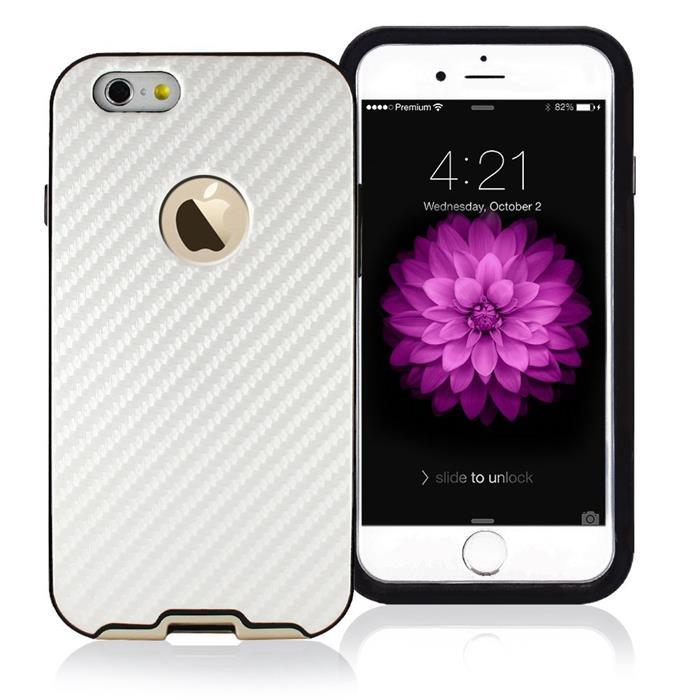 Mercury Bumper Skin Skal till Apple iPhone 6 / 6S - Vit | 2353 | AlltMobil