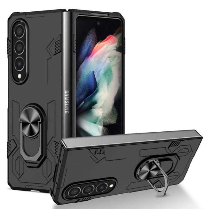 Forcell - Forcell Galaxy Z Fold 3 5G Skal Mecha - Svart
