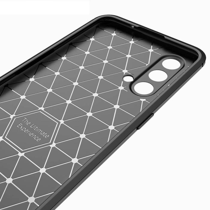 A-One Brand - Carbon Brushed Skal till Oneplus Nord CE 5G - Svart