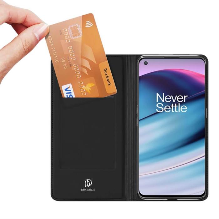 Dux Ducis - Dux Ducis Skin Plånboksfodral till Oneplus Nord CE 5G - Svart