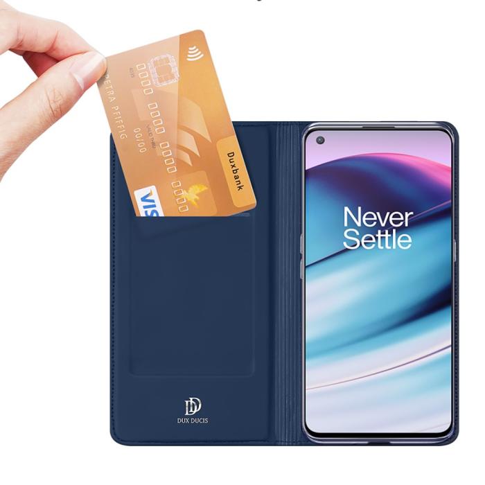 Dux Ducis - Dux Ducis Skin Plånboksfodral till Oneplus Nord CE 5G - Blå