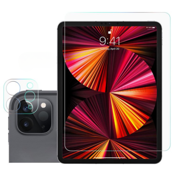 A-One Brand - [1-Pack] iPad Pro 11 (2020/2021/2022) Fram Härdat glas + Kameralinsskydd
