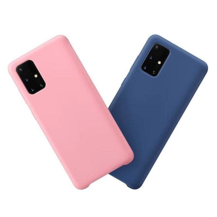 OEM - Silicone Soft Flexible Skal Galaxy S21 Plus - Mörkblå