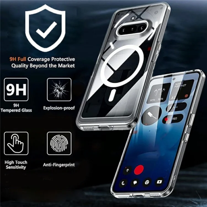 A-One Brand - Nothing Phone (3a) Mobilskal MagSafe Anti Drop - Transparent