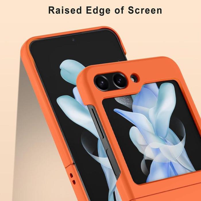 A-One Brand - Galaxy Z Flip 5 Mobilskal Magsafe Skinn-Touch - Orange