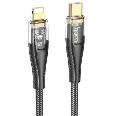 Hoco - HOCO USB-C till Lightning 27W Kabel 1.2m U121 PD - Svart