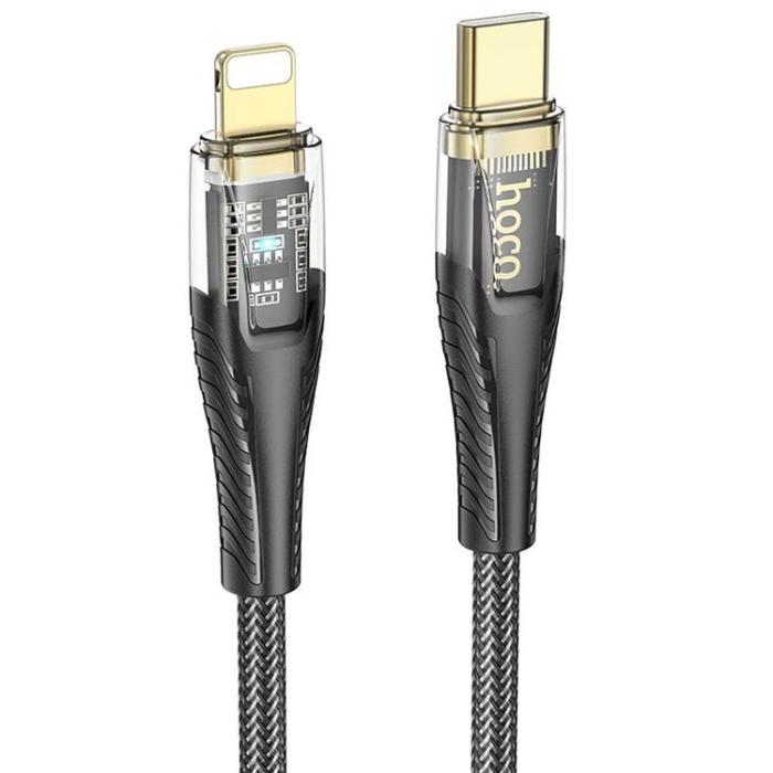 Hoco - HOCO USB-C till Lightning 27W Kabel 1.2m U121 PD - Svart