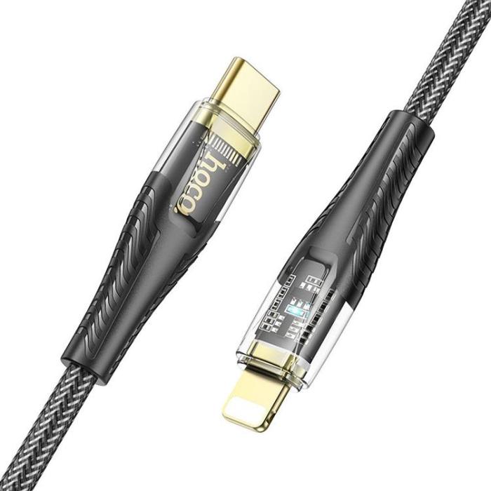 Hoco - HOCO USB-C till Lightning 27W Kabel 1.2m U121 PD - Svart