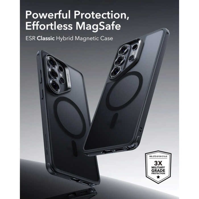 ESR - ESR Mobilskal För Galaxy S26 Ultra Magsafe Classic Hybrid - Frosted Svart